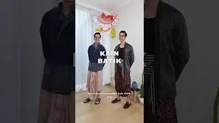 How to Fold Batik Cloth For 17th Anniversary Later! #fashion #mensfashion #hack #shorts
