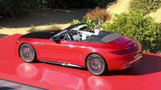 Mercedes-Maybach SL Monogram Series in red color