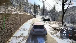 EA SPORTS WRC tarmac transition dry to icy