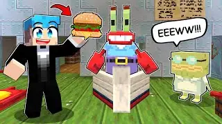 I Made The Best Krabby Patty In Minecraft with SpongeBob
