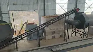 Large scale organic fertilizer granulation plant