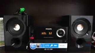 Micro System Philips MCM1150X/78 - CD MP3, Entrada USB direct - 15W