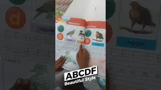Children Reading Style of ABCDF is So Owesome ❤️ #shorts #children #abcdforkids