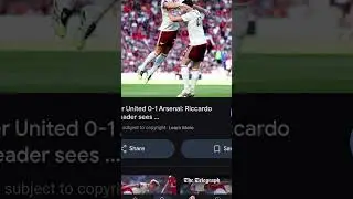 Man utd vs Arsenal 0-1 #football #gunnerd9 #arsenal