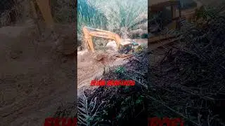 EXCAVATOR PC 200#REHAB JALAN EROSI