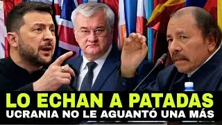 ECHAN A PATADAS al dictador Daniel Ortega de Ucrania 