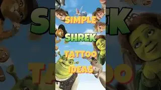 Simple Shrek Tattoo Ideas | TikTok shorts #shrek #nostalgia #art #tattooideas