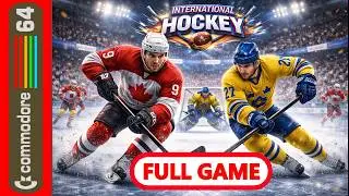 International Hockey &ndash; Legendary Hockey Game on Commodore 64 | Retro C64 Gameplay