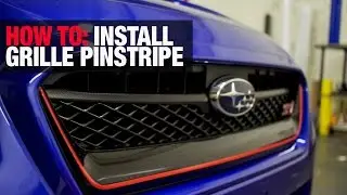 HOW TO: Subaru WRX STI Red Grille Pinstripe (s207 Style)