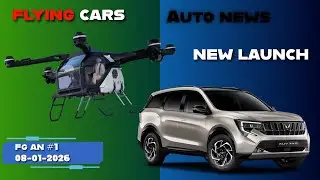 2026 Ki Pehli Auto News! 😱 Flying Cars, ₹25,000 Challan & New SUVs! #FGAN1