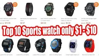 Top 10 sports watch only $1 To $10  you need to bought it best android smartwatch 2017