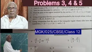 MGK/025/CBSE/Class 12/Application of Integration/Part V