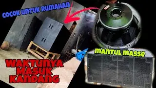 Pemasangan Speaker Subwoffer 15inc Badak || Box Planar 15inc Balap || Full Speakon