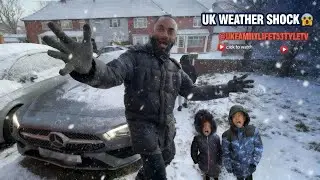 UK WEATHER SO SHOCKING 😳😳#uksnow #nigerianewtoday #nigerianindiaspora 