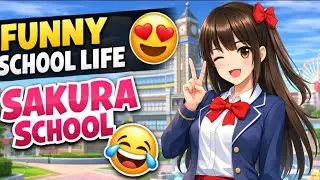 Sakura School Simulator 😍 | Funny School Life Gameplay 😂🏫 | Hindi