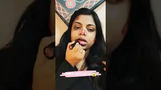 Full Face Makeup With Just One Lipstick 💄 #lipstick #lipstickhack #lips #ytshorts