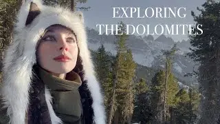 Skiing in the Alps and exploring the mountains in the Dolomites