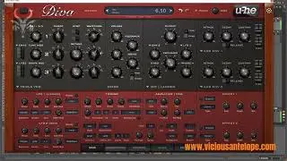 Vicious Synths Ep.12 - Synth Presets Tutorial - U-He DIVA Preset Design - Emotional Dist Pad
