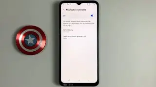 Notification reminders on Samsung M33 5G Android 12