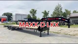 MAXX-D LKX Gooseneck Flatbed Trailer | 36&rsquo; x 102&rdquo; | Heavy-Duty Hotshot & Equipment Hauler