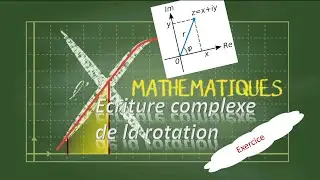 Écriture complexe de la rotation -Exercice.