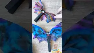 Tie-Dye Bat Wings! Fun Halloween Coffee Filter Craft for Kids