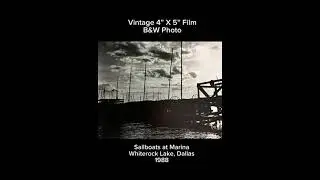 Old 35mm black and white photo
