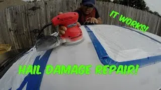 How To Repair Hail Damage With Bondo | Part 1