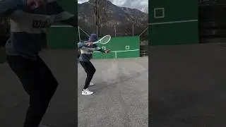 Practice tennis wall🔊 #tennis