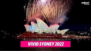 Vivid Sydney lights up the city for the first time in two years | Yahoo Australia