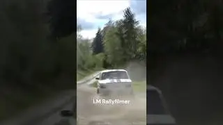 On the edge for a old volvo!#rally #motorsport #cars #Wrc #fyp