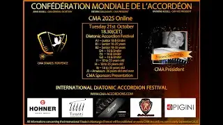 CMA ONLINE 2025 - Facebook/Youtube Live 9 - October 21st - 18.30 (CET)