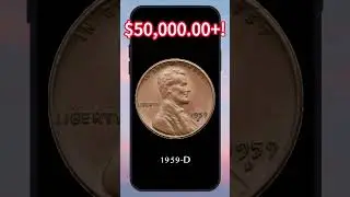 1959‑D Lincoln Cent &ldquo;1958-D Wheat Reverse Mule&rdquo; #coin #penny #coincollecting #rarecoins