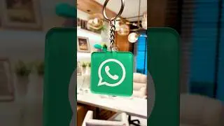 WhatsApp Keychain by LINQS | NFC + QR | Instant Connect