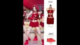 TWICE's red knitted outfit | THIS IS FOR트와이스 MusicBank 250711 #idol #twice #kpop #dress #fashion
