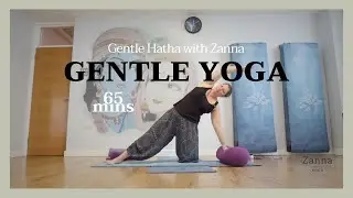 Hatha Yoga for Seniors & Beginners | Gentle 65 min Class for Flexibility & Mobility