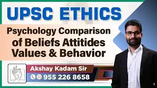 UPSC GS Paper IV: Ethics: Attitudes Influence & Relation With Thought & Behavior, Beliefs & Value