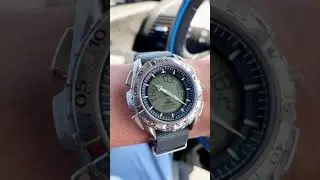 Omega Speedmaster X-33 Gen 1 on grey NATO strap