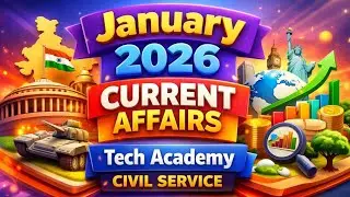 January 2026 Current Affairs | Complete One-Video Revision | UPSC, SSC, Banking, State PCS