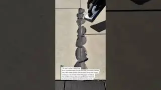 This Simple Tool Makes Perfect Tile Joints | #Construction #Tiling #Grouting