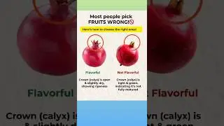 You're Picking Fruits WRONG! Here's How to Choose the Best fruits #FruitTips #viral  #FruitSelection