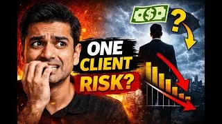 Freelancing Me Ek Client Pe Dependence Kaise Kam Kare? Income Stability System (India)