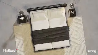 מיטה זוגית AUPING Noa - מבצע Black & white