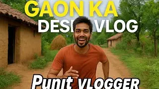 🏃&zwj;♂️ Gaon Ki Running Vlog | Punit Vlogger | Desi Village .#minivlog #vlog #funny #desivlog #punitvlo