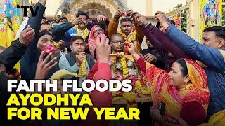 From Ayodhya: Ram Lalla Abhishek Scenes Draw Lakhs As Devotees Begin The Year With Prayers