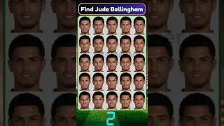Find Cristiano Ronaldo , Jude Bellingham & Jamal Musiala ? #quiz  #football #soccerplayer #ronaldo