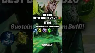 Quick Estes META Build 2025 &ndash; Best Support Setup to Dominate Team Fights  #mlbb #chouexp   #mlbb