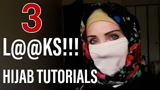 NEW HIJAB TUTORIALS | 3 PINLESS STYLES | NIQABI HIJABI MUSLIMAH FASHION