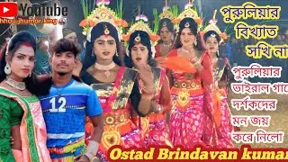 ওস্তাদ বৃন্দাবন কুমার সখি নাচ। Ostad Brindavan kumar sokhi nach💯 Chhou jhumar king 