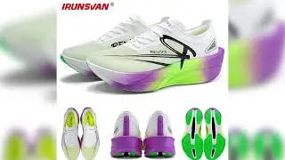 #IRUNSVAN Chasing Light 1.0 Professional Marathon Full Length Carbon Plate Running Shoes Marathon S